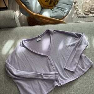 Out From Under Lavender Knit Top